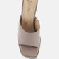 Flexes Flared Block Heel Sandals