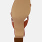 Follow Me Mid Block Heel Sandals