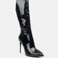 Forbidden Stud Stiletto Calf Boots