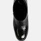 Foxy Faux Leather Croc Chelsea Boots