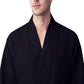 Waffle Kimono Spa Bathrobe -  Absorbent, Lightweight