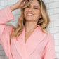Waffle Piping Bathrobe – Lightweight Spa-Style Comfort