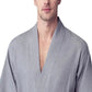Waffle Kimono Spa Bathrobe -  Absorbent, Lightweight