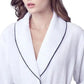 Waffle Piping Bathrobe – Lightweight Spa-Style Comfort