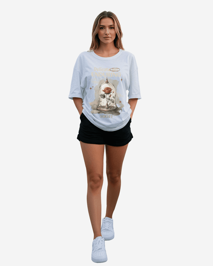 Delicate Yet Enduring Oversized T-Shirt