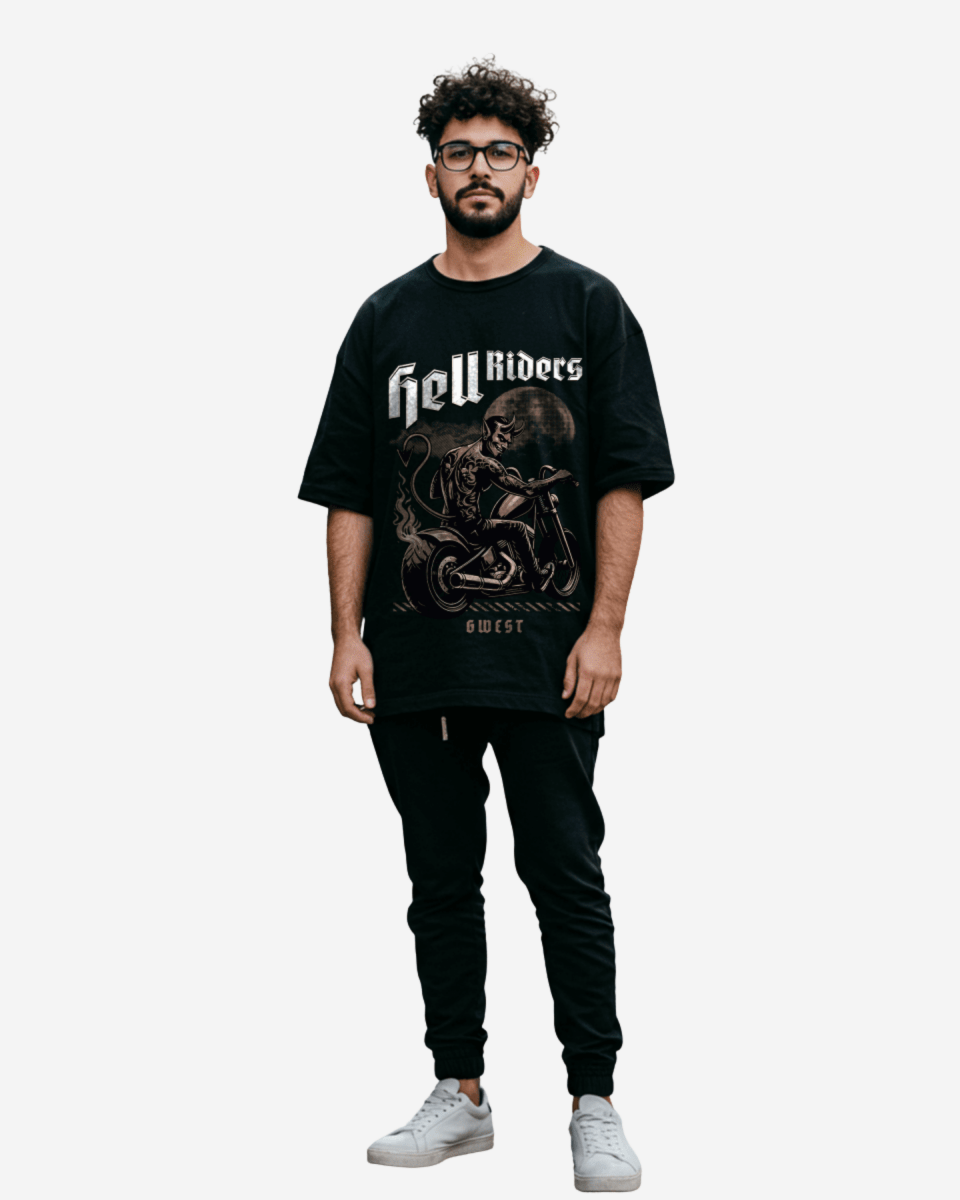 Devil Hell Riders Oversized T-Shirt