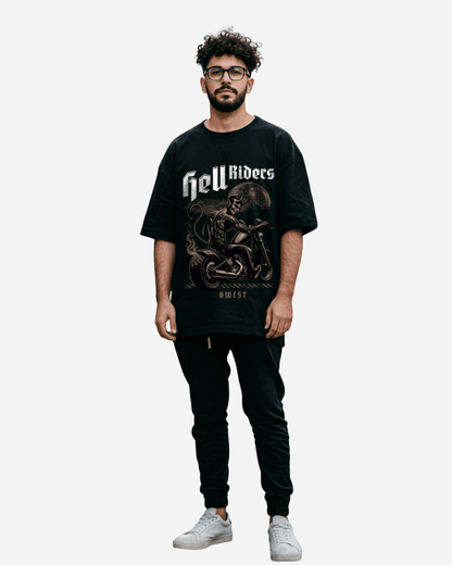 Devil Hell Riders Oversized T-Shirt