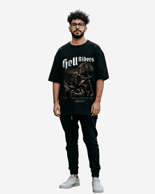 Devil Hell Riders Oversized T-Shirt
