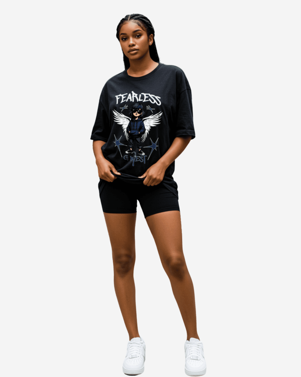 Girl Character Cool Oversized T-Shirt