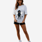 Girl Character Cool Oversized T-Shirt