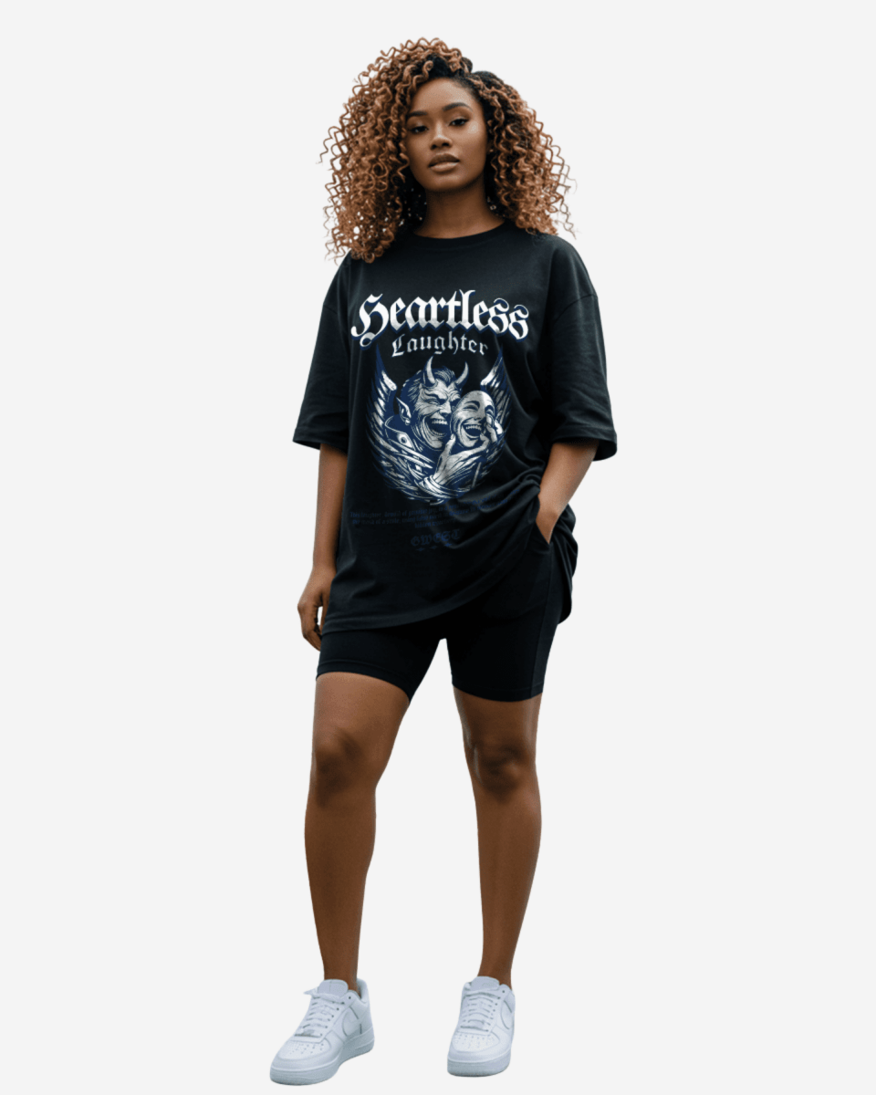 Heartless Laughter Oversized T-Shirt