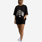 Horror Rearview Oversized Women's T-Shirt