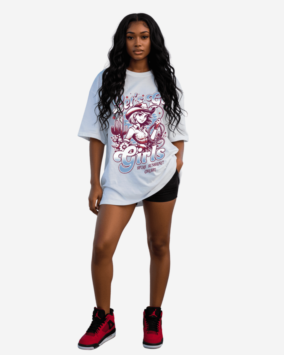 Let's Go Girls Oversized T-Shirt