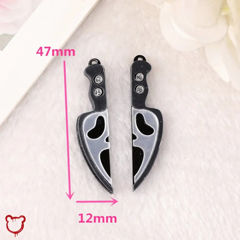 Ghost Face Earrings