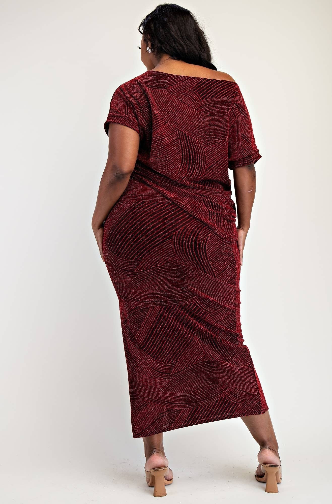 Gia Lurex Knit Short Sleeve Top