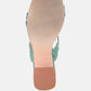 Giblet Metallic Slip On Block Heels