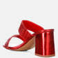 Giblet Metallic Slip On Block Heels