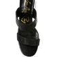 Giblet Metallic Slip On Block Heels
