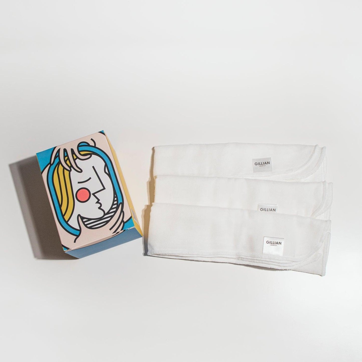 Gillian Cosmetics Muslin Cleansing Cloth 3 Pack