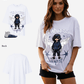 Girl Character Cool Oversized T-Shirt