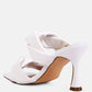 Glam Girl Twisted Strap Spool Heel Sandals