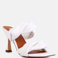 Glam Girl Twisted Strap Spool Heel Sandals