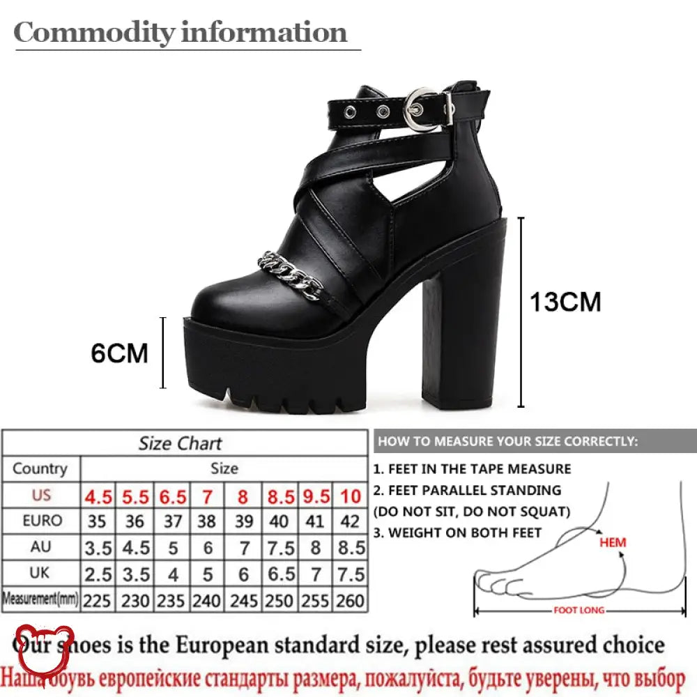 “Dare to Step” Platform Boots