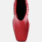 Grape Vine High Heeled Leather Boot