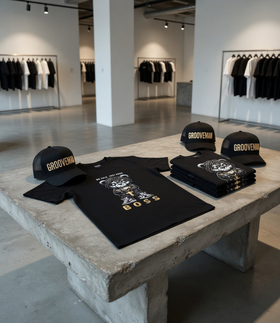 “No Talk Just Bags” Black Collection T-Shirt – Luxury Streetwear Graphic Tee (Runs Big)
