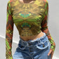 “Printed Paige” Harajuku Crop Top