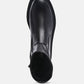 Gumb Panelled Chunky Ankle Boots