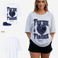 Heart Flames Oversized T-Shirt