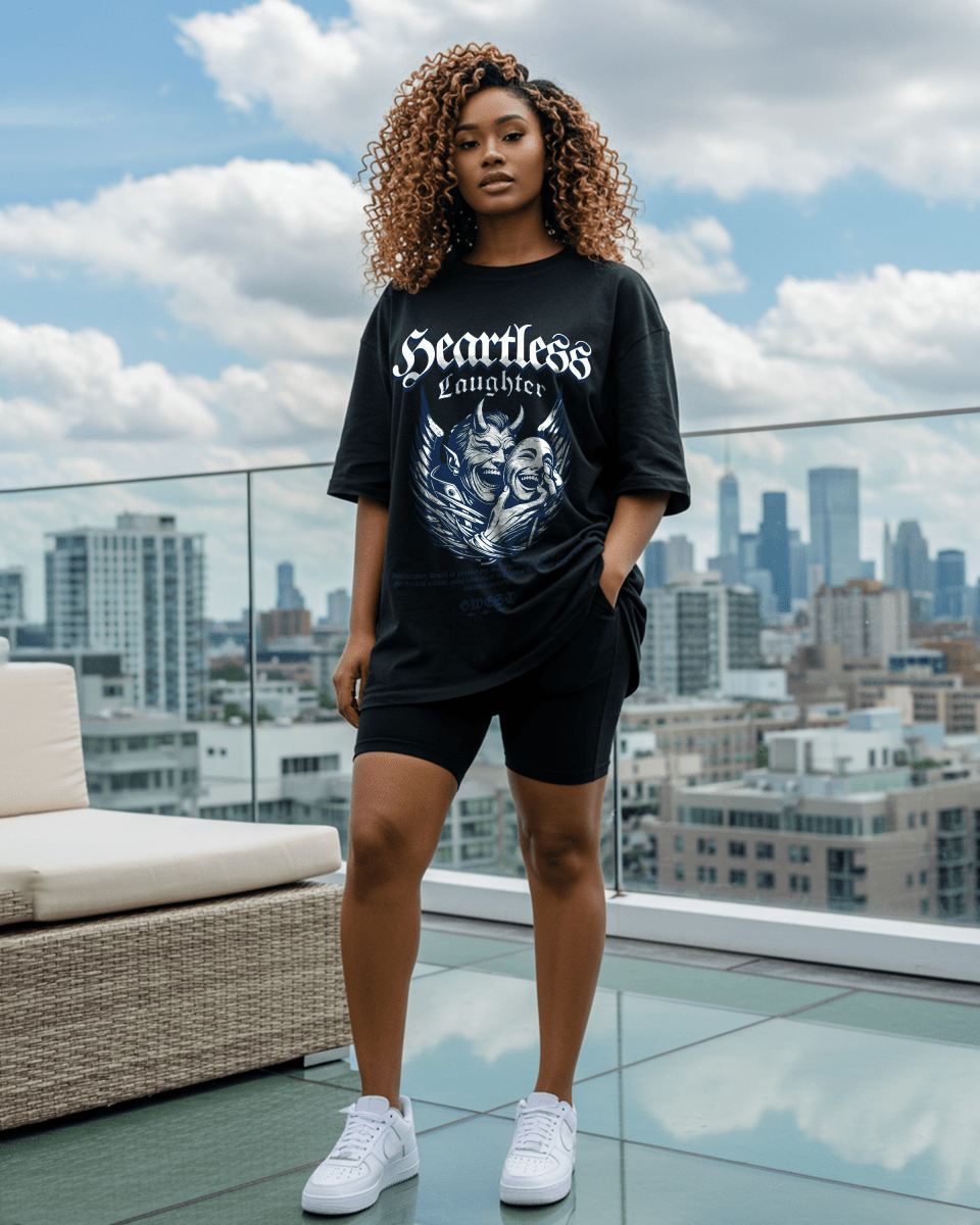 Heartless Laughter Oversized T-Shirt