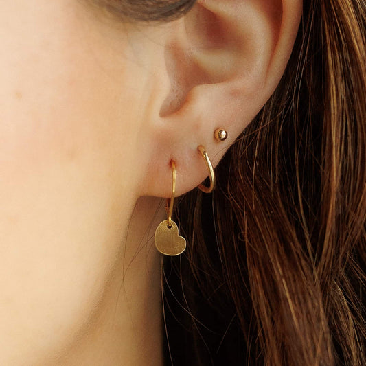 Heart Drop Earrings