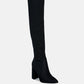Schiffer High Block Heeled Long Boot