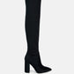 Schiffer High Block Heeled Long Boot