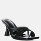 Highflip Criss Cross Spool Heel Sandals