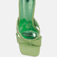 Highflip Criss Cross Spool Heel Sandals