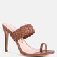 High Perks Woven Strap High Heels