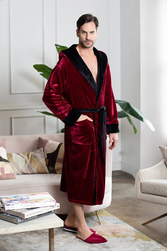 Robe with Hood – Ultra-Soft Plush Comfort for Everyday Use
