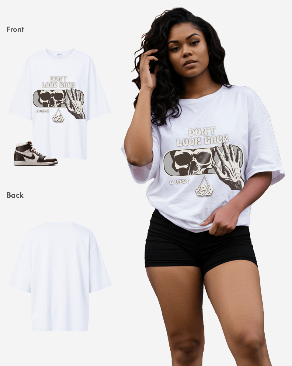 Horror Rearview Oversized Women's T-Shirt