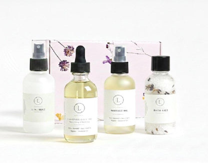 The Ultimate Natural Spa Experience –4 Piece Artisanal Wellness in a Gift Box