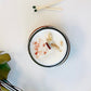 Space Clearing Candle/ Intention Candle / Organic Soy Candle / Candle with Crystals / Cleansing Candle