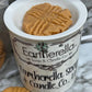 Realistic PEANUT BUTTER COOKIES Wax Melts | Wax Embeds for Candles | Fake Food