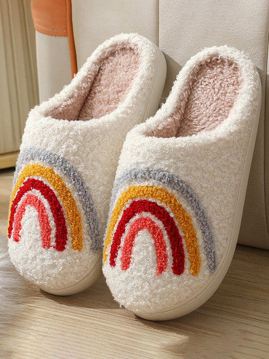 Rainbow Cotton Slippers