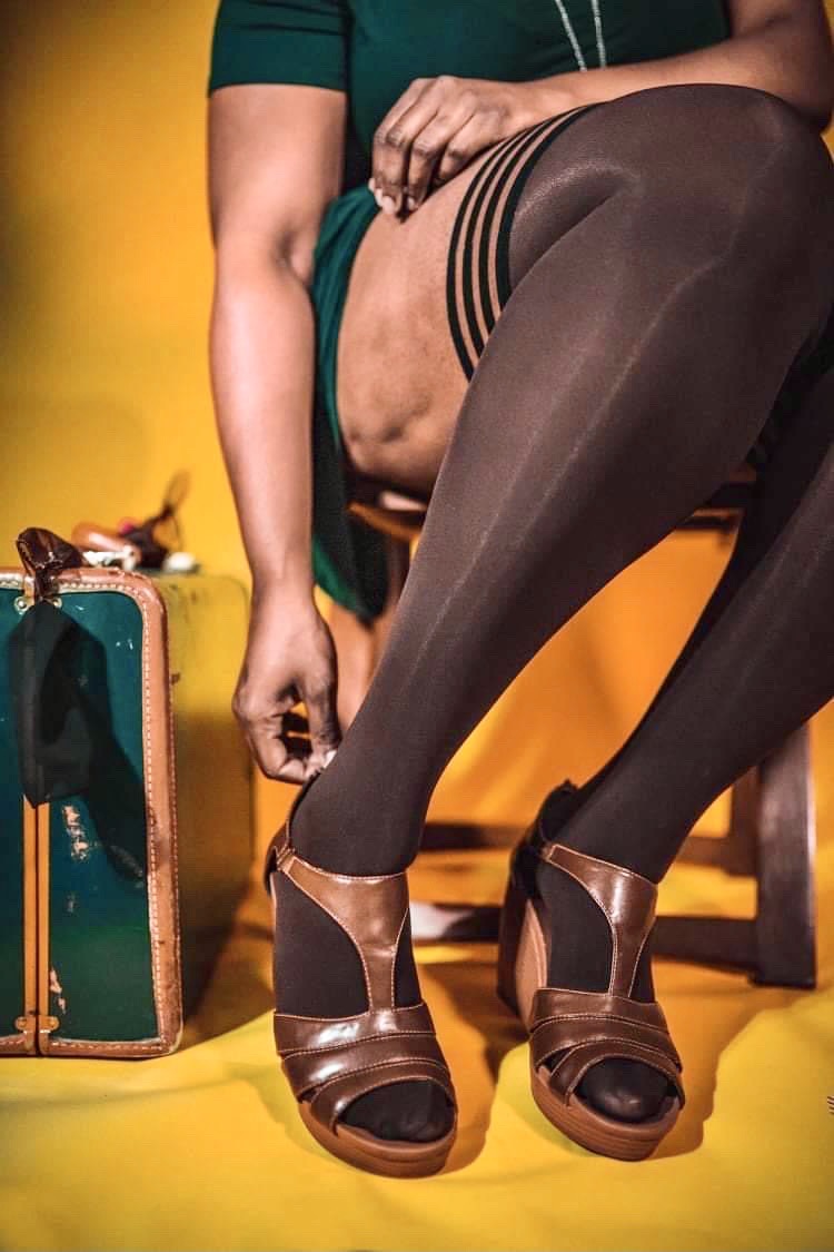 Autumn: Chocolate Opaque Thigh-Highs