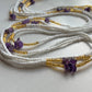 White + Amethyst