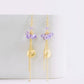 Amethyst En Pointe Earrings