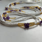 White + Amethyst