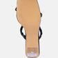 Inamorata Twisted Strap Mid Heel Sandals